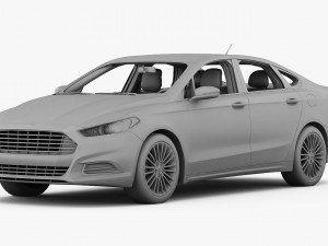 ford fusion s 2013 3D 모델