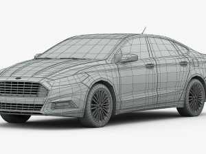 ford fusion s 2013 3D 모델