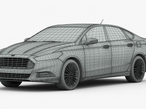 ford fusion s 2013 3D 모델