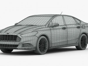 ford fusion s 2013 3D Model