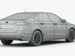 ford fusion s 2013 3D 모델