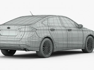 ford fusion s 2013 3D Model