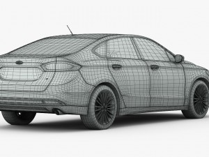 ford fusion s 2013 3D 모델
