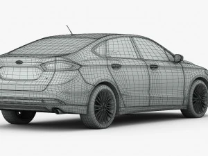 ford fusion s 2013 3D Model