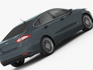 ford fusion energi se 2014 3D Модель