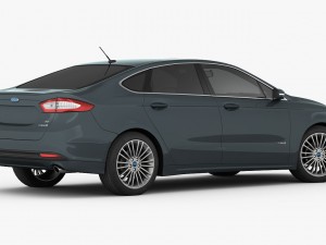 ford fusion energi se 2014 3D Модель
