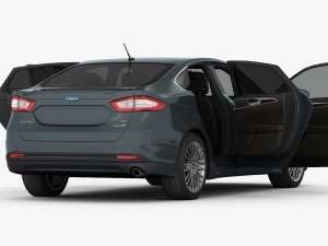 ford fusion energi se 2014 3D Модель