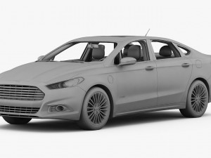 ford fusion energi se 2014 3D Модель