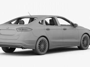 ford fusion energi se 2014 3D Модель