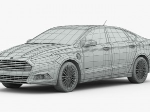 ford fusion energi se 2014 3D Модель