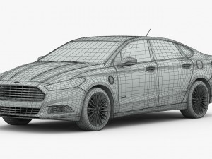 ford fusion energi se 2014 3D Модель