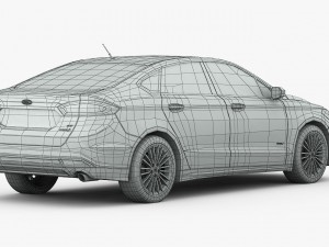 ford fusion energi se 2014 3D Модель