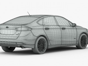 ford fusion energi se 2014 3D Модель