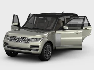 range rover vogue l405 2013 3D Model