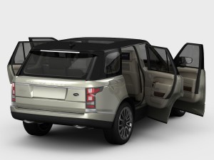 range rover vogue l405 2013 3D Model