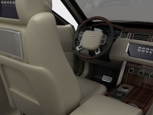 range rover vogue l405 2013 3D Model