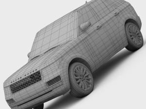 range rover vogue l405 2013 3D Model