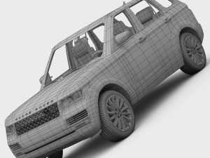 range rover vogue l405 2013 3D Model