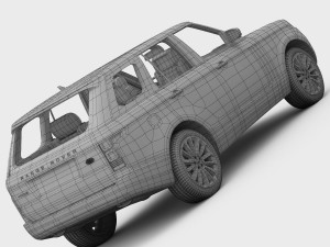 range rover vogue l405 2013 3D Model