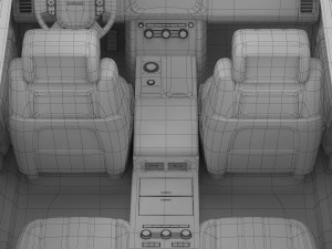 range rover vogue l405 2013 3D Model
