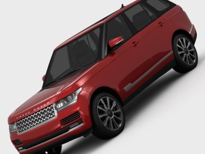 range rover supercharged l405 2013 3D Model