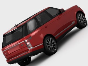range rover supercharged l405 2013 3Dモデル