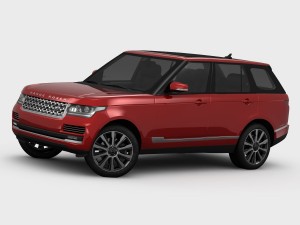 range rover supercharged l405 2013 3Dモデル