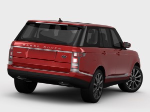 range rover supercharged l405 2013 3Dモデル