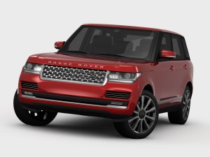 range rover supercharged l405 2013 3Dモデル