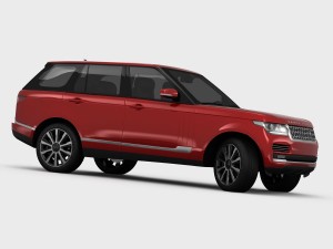 range rover supercharged l405 2013 3Dモデル