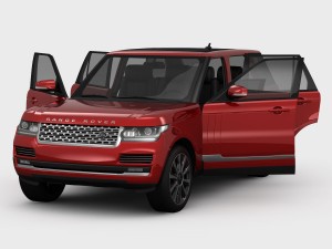 range rover supercharged l405 2013 3Dモデル