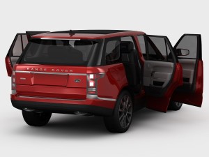 range rover supercharged l405 2013 3Dモデル