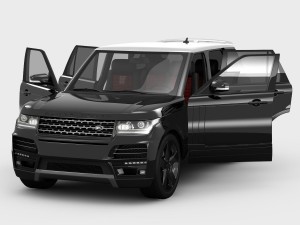 range rover startech l405 2013 Modello 3D