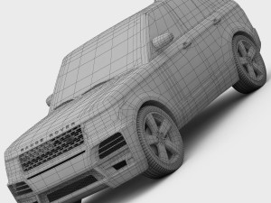 range rover startech l405 2013 Modello 3D