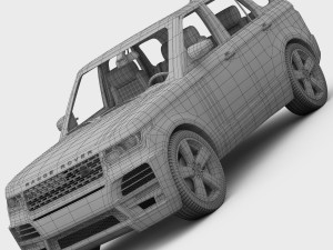 range rover startech l405 2013 Modello 3D