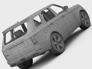 range rover startech l405 2013 Modello 3D