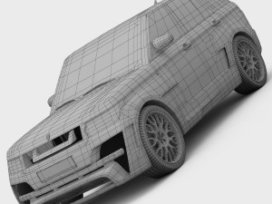 range rover mystere hamann 2013 Modelo 3D