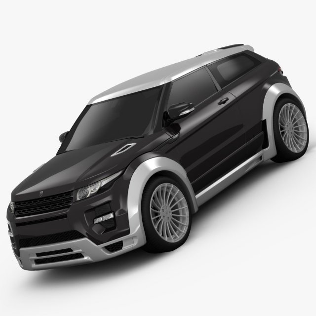 range rover evoque hamann 2012 Model 3D .c4d .max .obj .3ds .fbx .stl .blend 
