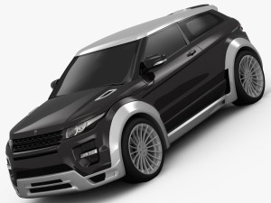 range rover evoque hamann 2012 3D Model