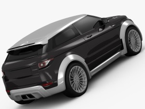 range rover evoque hamann 2012 Model 3D