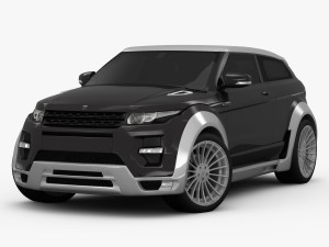 range rover evoque hamann 2012 Model 3D