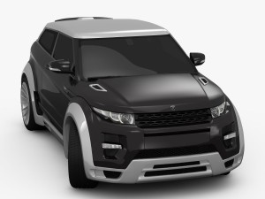 range rover evoque hamann 2012 Model 3D