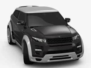 range rover evoque hamann 2012 3D Model