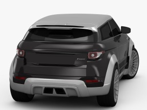 range rover evoque hamann 2012 Model 3D