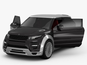 range rover evoque hamann 2012 Model 3D