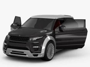 range rover evoque hamann 2012 3D Model
