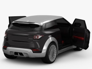 range rover evoque hamann 2012 Model 3D