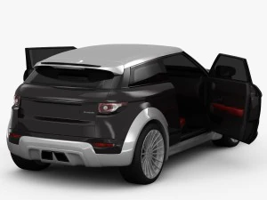 range rover evoque hamann 2012 3D Model