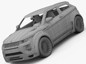 range rover evoque hamann 2012 3D Model