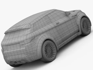 range rover evoque hamann 2012 3D Model